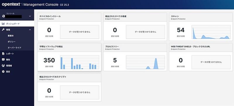 クラウド管理コンソール